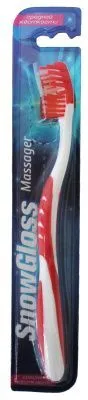 Зубная щетка SNOW GLOSS Massager  (средняя жесткость)