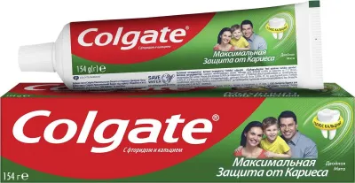Зубная паста COLGATE 100мл Защита от кариеса (Двойная мята)