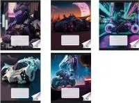 Тетрадь 12л А5 линейка Киберфантазия