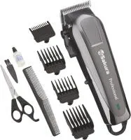 Машинка для стрижки волос SAKURA Professional Li-lon USB 3-12мм аккумуляторная