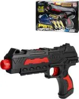 Игрушка Пистолет 2в1 с орбизами 600 пуль и софт-патронами 3шт