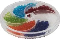 Бисер Zlatka 6цв 10г прозрачный