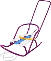 Игрушка Санки для кукол с толкателем