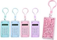Калькулятор MAZARI AG10 карманный 70х38мм 8 разрядов цветной на брелоке