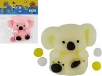 Игрушка антистресс Коала, сквиш с декором 9см