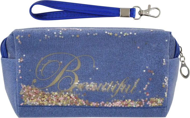 Косметичка-куб LADYMIX Вуаль (синий)