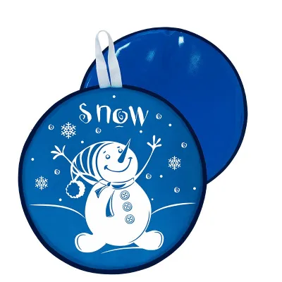 Сани-ледянка с принтом 34.5см. (голубой // МТ13117)