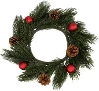 Венок хвойный декоративный Размер: d35см 