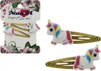 Зажим для волос Единорог 2шт