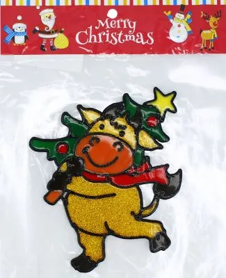 Наклейка 20х25см в ассортименте (Бычок )