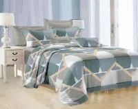 Комплект постельного белья Satin collection Евростандарт 4 предмета микросатин Эверест/Эльф