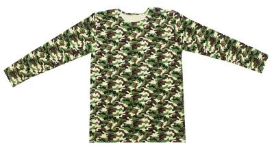 Футболка камуфляжная утепленная длинный рукав (р.48)