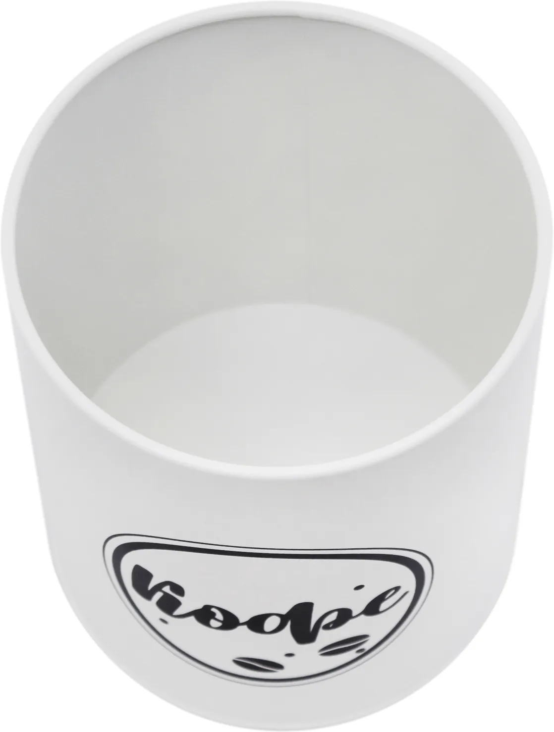 банка металлическая, 2500мл, кофе, круглая большая, 13,8х18,3см, белая, с крышкой