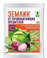 Средство инсектицидное Землин 30г почвообитающих вредителей 