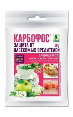 Средство инсектицидное GREEN BELT КАРБОФОС 30г от муравьев