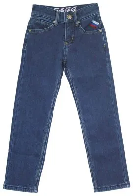 Джинсы утепл. для мальчика арт. DJ003 (р.S/9 синий)