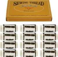 Нитки швейные 40/2 457м белые 1шт полиэстер