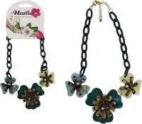 Бусы-колье с цепью