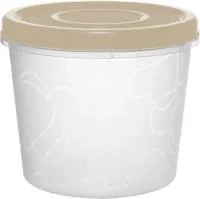 банка для продуктов sugar&spice vanilla 700мл трюфель с завинчивающейся крышкой