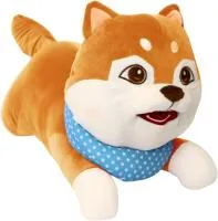 рыжий плюшевый щенок 50см