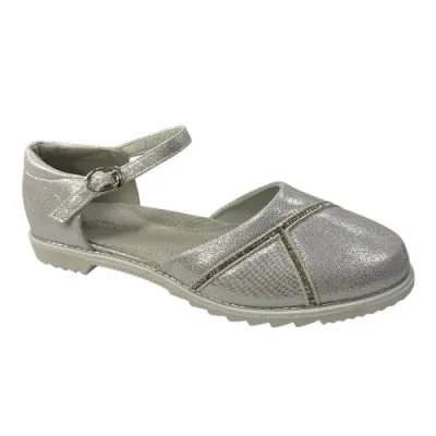 Туфли детские ПР (wh р.33 серебрянный)