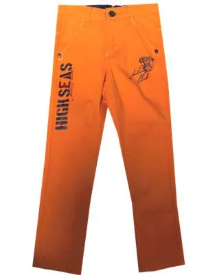 Брюки для мальчика Deloras (р.110 оранж.)