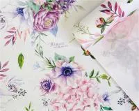 Бумага упаковочная Нежнее нежного 70×100см крафтовая 