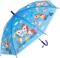 Зонт детский Ультрамарин Единорожки полуавтомат