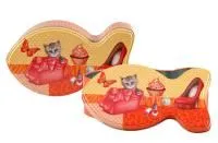 банка жестяная, домашний любимец, рыба, оранжевая