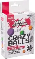 Игровой набор Химические опыты Crazy balls Мир пикселей Зелёные, сиреневые, оранжевые