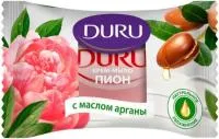 Мыло туалетное DURU 80г Пион с маслом арганы 
