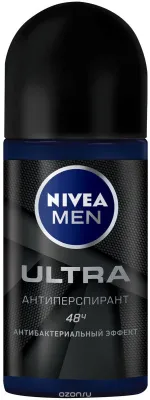 Дезодорант NIVEA ролик 50мл муж (Ultra 80031)