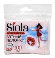 Ватные палочки SIOLA 100шт пакет зип лок