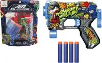 Игрушка Бластер с мягкими патронами 4шт Размер в упаковке: 18х4,3х22,5см