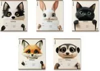Тетрадь 12л клетка ErKr Note Friends.Mix-pack
