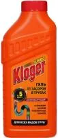 ЧС KLOGER TURBO 500мл гель от засоров