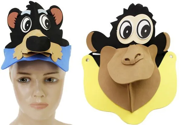 Кепка 5 видов (Обезьяна)