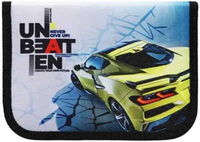 Пенал ОНИКС 190x130мм 1 отделение  (Желтое авто)