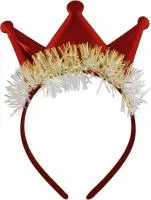 Новогодний аксессуар: Ободок Корона