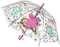 Зонт детский ИГРАЕМ ВМЕСТЕ Аmong us, полуавтомат 50см, прозрачный