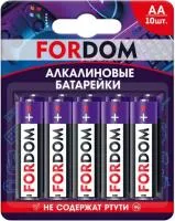 Батарейки FORDOM AA LR6 10шт