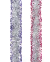 Мишура d5х200см с белыми кончиками 