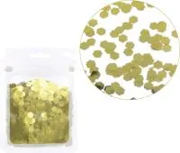Конфетти Грани 15г 6мм Цвет: золото