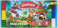 Пластилин 6цв 90г CREATIVIKI