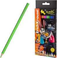 Карандаши цветные 12цв ErKr Ну,Погоди! Каникулы пластиковые