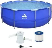 Бассейн каркасный d360х76см 6125л, для взрослых (в комплекте насос-фильтр+ремонтная заплата)
