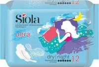 Прокладки гигиенические SIOLA 12шт Ultra Dry Night