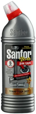 ЧС SANFOR 750мл для канализационных труб