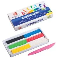 Пластилин 6цв 120г ЛУЧ Классика со стеком