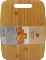 доска разделочная бамбук, 29х0,8х38см